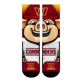 Rock 'Em Socks Washington Commanders - Split Face Mascot