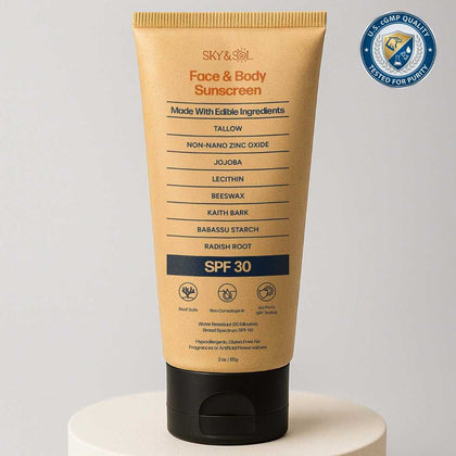 Sky and Sol Everyday Sunscreen SPF 30 — tube product shot