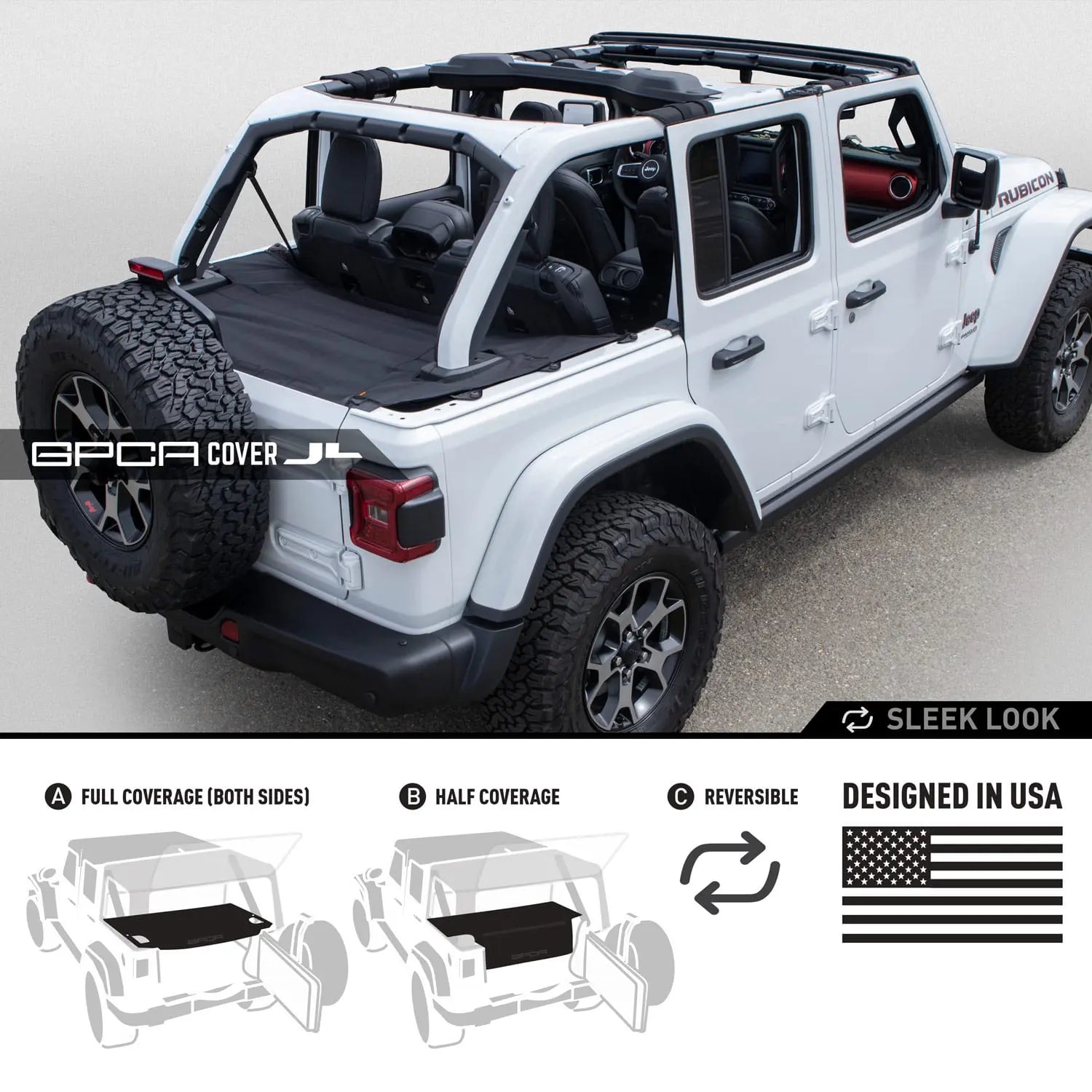 Wrangler Topless + GPCA Cargo Cover — The Freedom Pack Install Guide