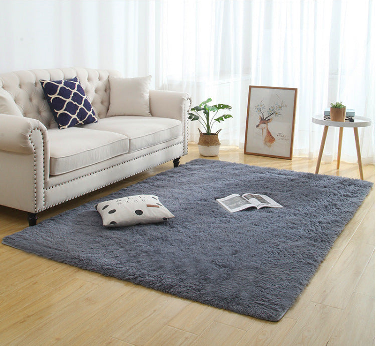 Silky Fluffy Long Plush Shag Rug from the Perfecsy rug wing on Curated Sense