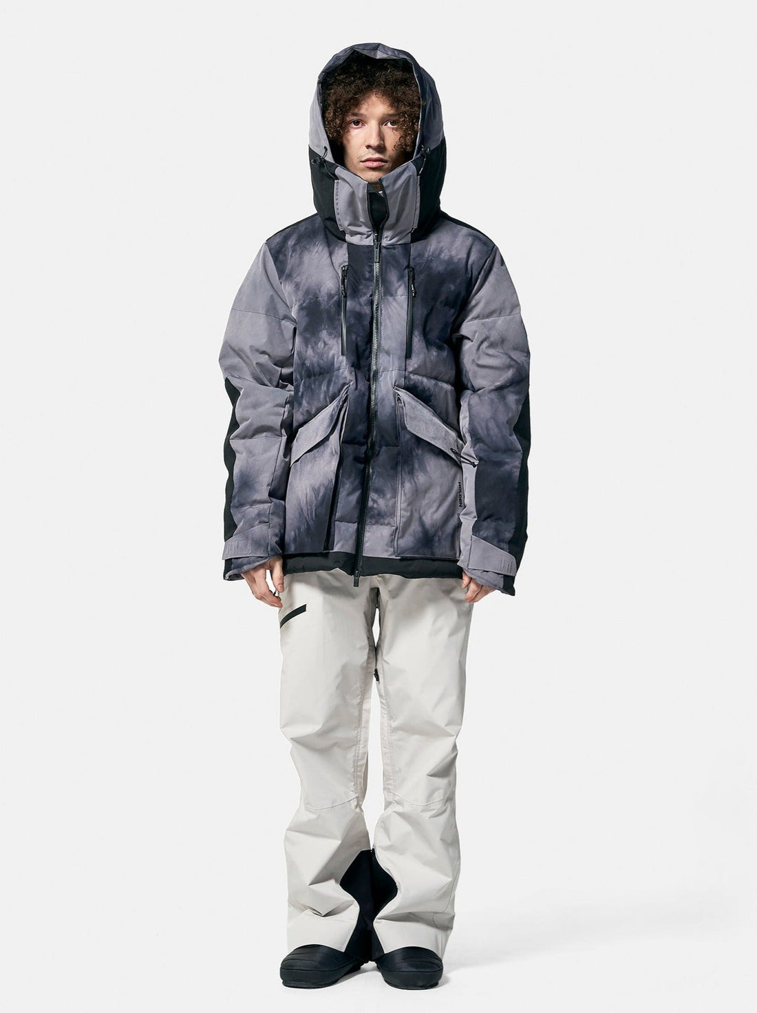 Holden Peak Down Parka in Haze Dye — premium ski outerwear