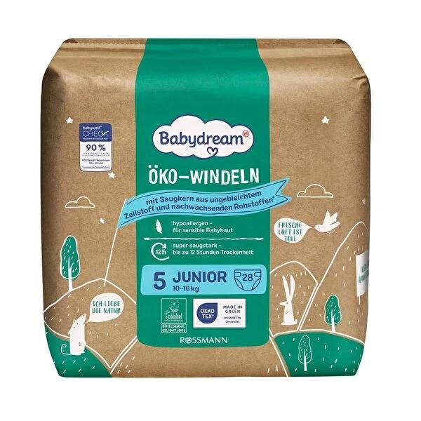 Babydream Eco Baby Diapers Size 5 (28-Count) — Curated Sense