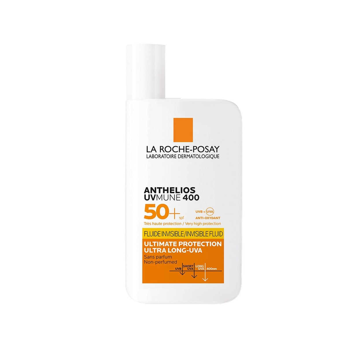 La Roche Posay Anthelios UVmune 400 Fluid Invisible SPF50+ Sunscreen — Curated Sense