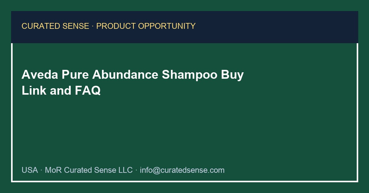 Aveda Pure Abundance Volumizing Shampoo — 1000 ml — Curated Sense