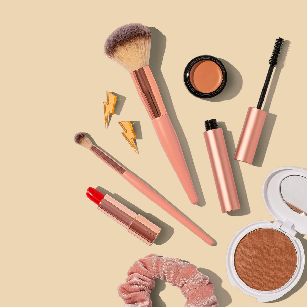 CC cream and foundation makeup flat lay — Curated Sense