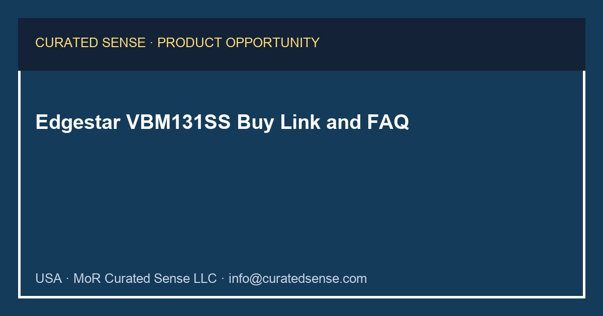 Edgestar VBM131SS Beverage Merchandiser — Curated Sense