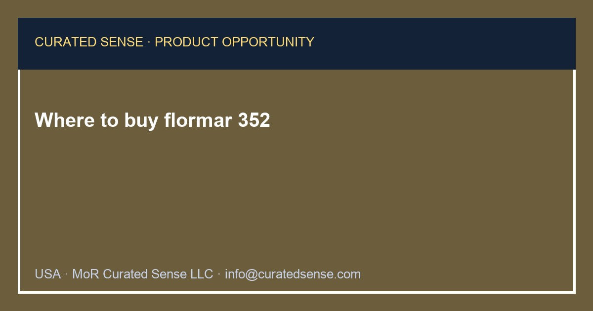 Where to buy flormar 352 — Curated Sense