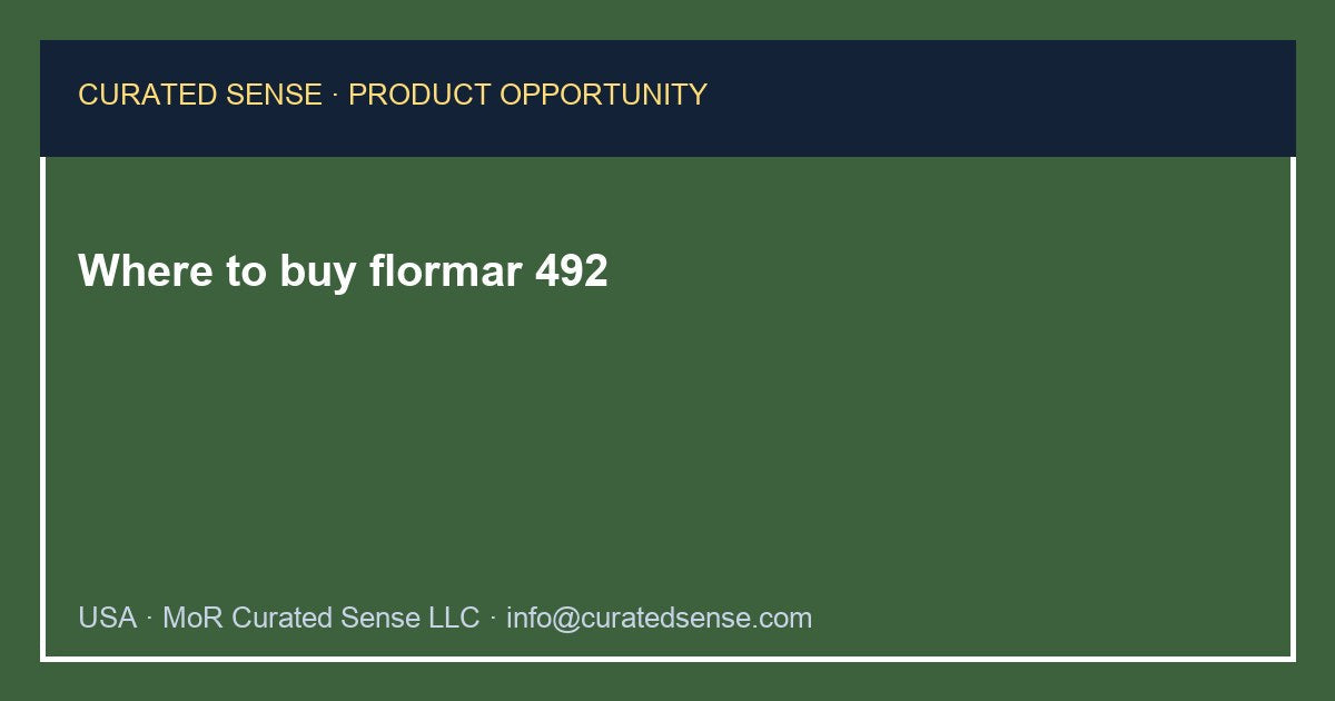 Where to buy flormar 492 — Curated Sense