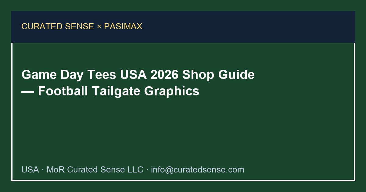 Game day tees USA 2026 shop guide