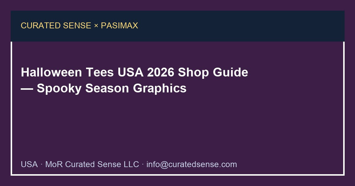Halloween graphic tees USA 2026