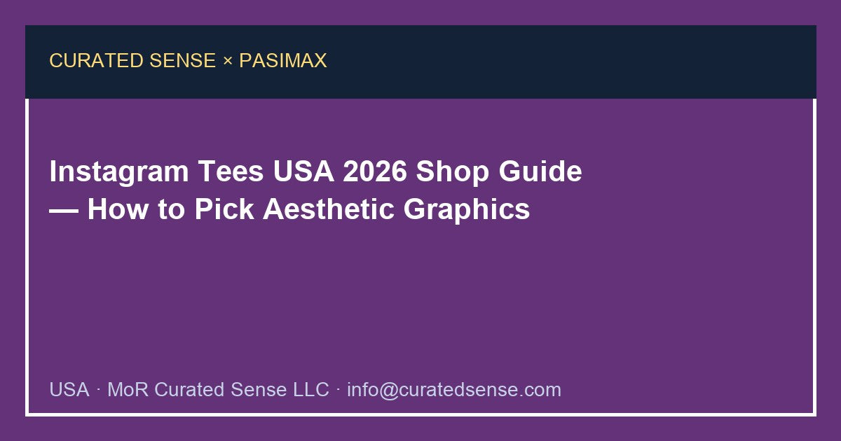 Instagram tees USA 2026 shop guide