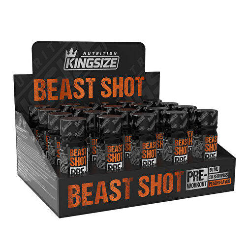 Kingsize Nutrition Beast Shot Pre-Workout 60 mL 20 Pieces — Curated Sense