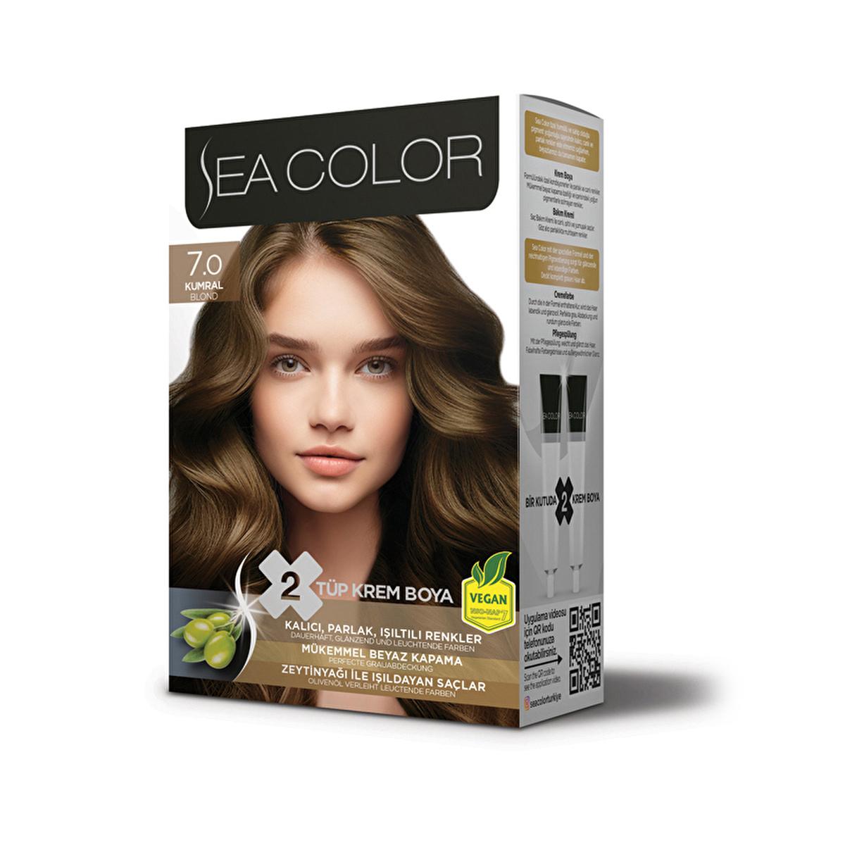 Sea Color Set 7.0 Light Brown Hair Dye — Curated Sense