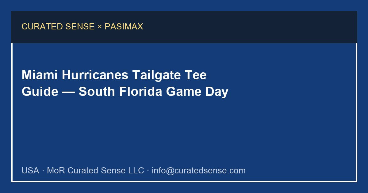 Miami Hurricanes tailgate graphic tee