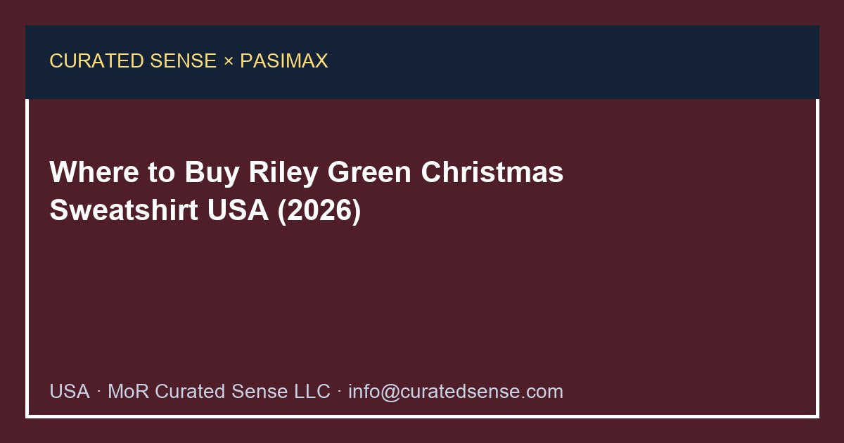 Riley Green Christmas sweatshirt USA
