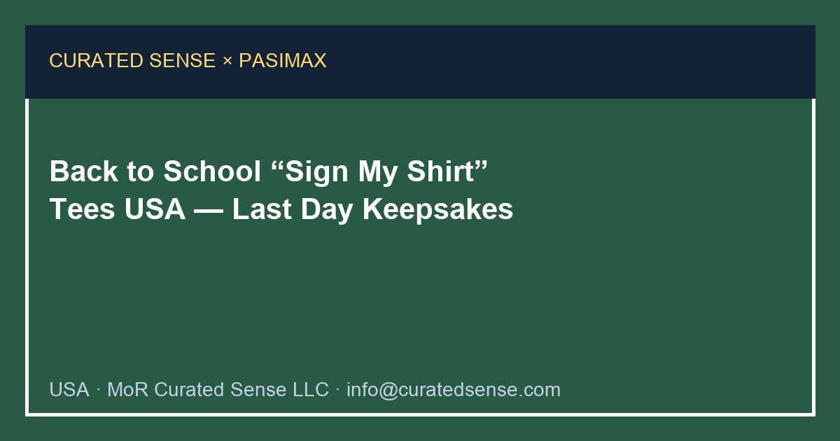 Sign My Shirt last day of school tee