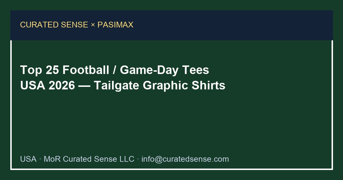 Top 25 football game-day tees USA 2026