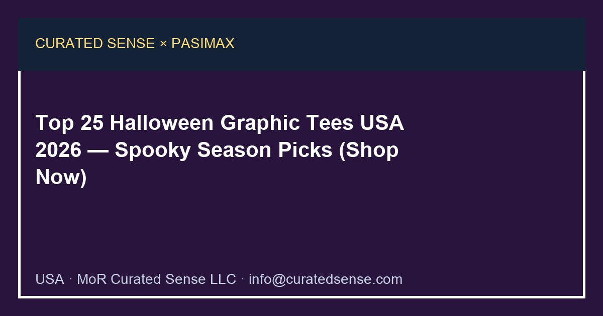 Top 25 Halloween graphic tees USA 2026