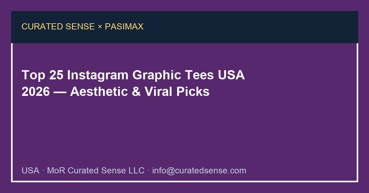 Top 25 Instagram graphic tees USA 2026