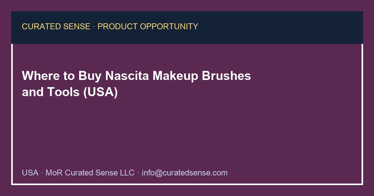 Where to Buy Nascita Makeup Brushes and Tools (USA)