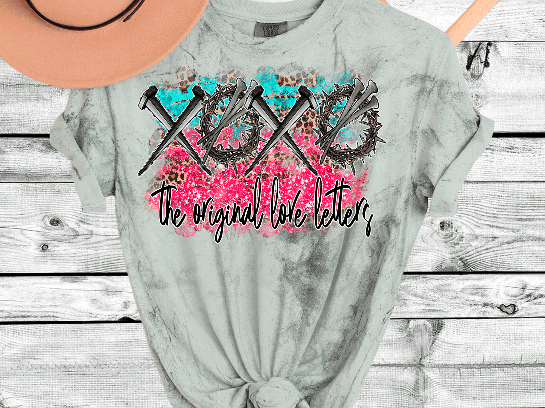 A Texas Mess Comfort Color & Tie-Dye Shirts — Mental Health, Original Love Letters, Spring State (multiple)