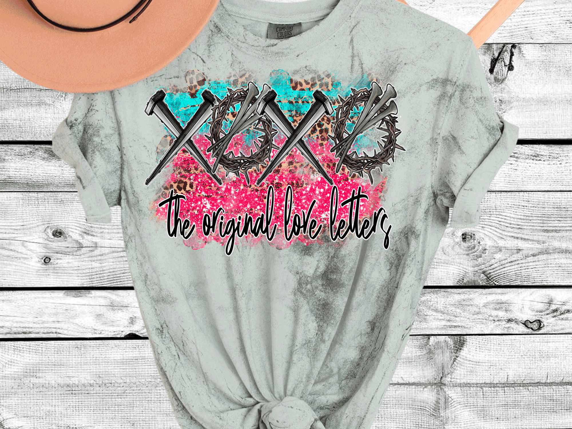A Texas Mess Comfort Color & Tie-Dye Shirts — Mental Health, Original Love Letters, Spring State (multiple)