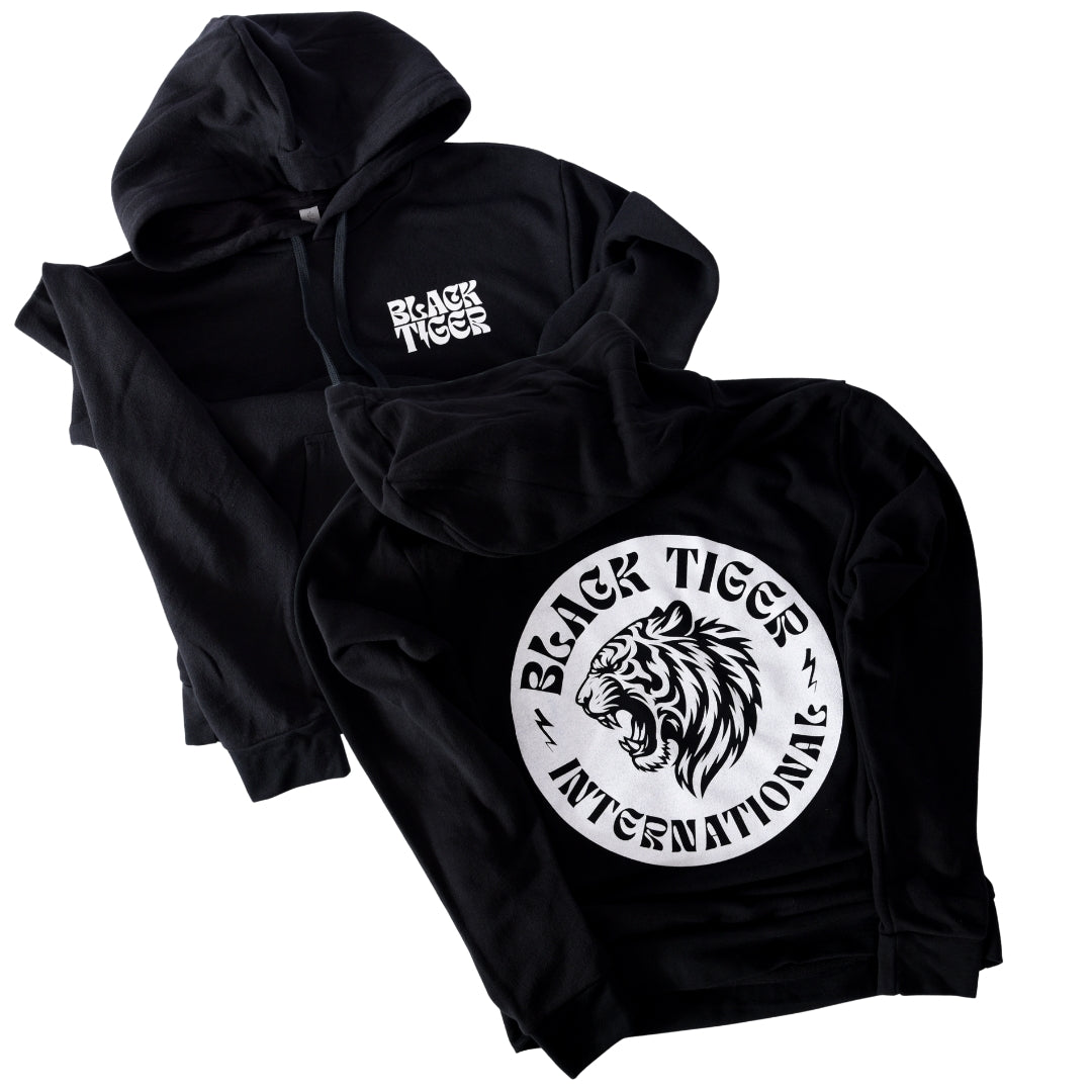Tactical Hoodies & Tanks — Attack Tiger Logo Hoodie (OG Green, Black)