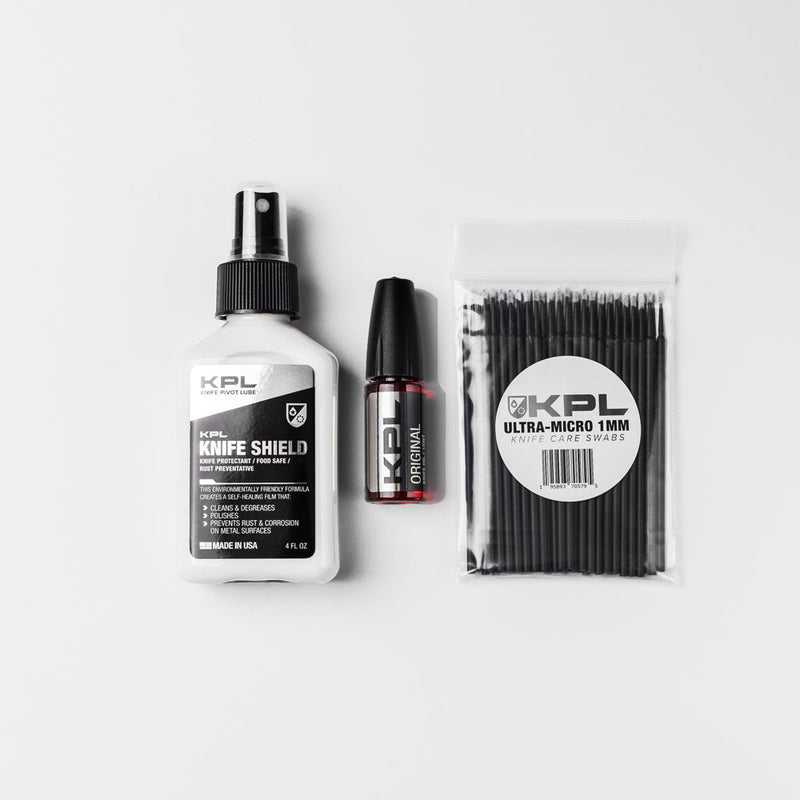 Knife Pivot Lube products available at Curated Sense