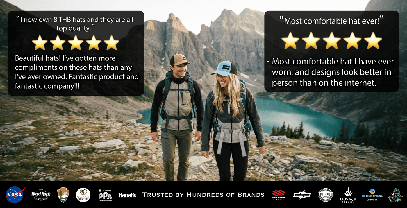 The Heartbeat Brand Flat Bill Hats — 196+ Styles in Cork, Suede, Camo & More