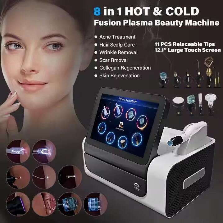 Shape Tactics 8-in-1 Hot & Cold Fusion Plasma Facial Beauty System – Cavitation Machines, view 9