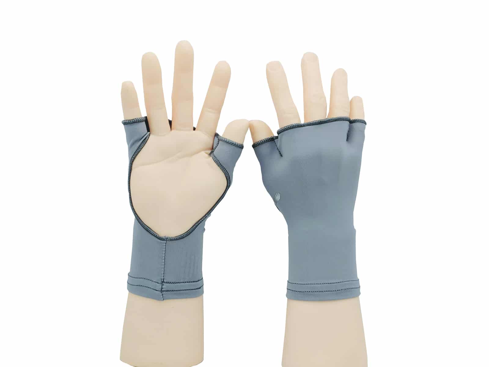 PalmFree™SunWear PalmFree™SunWear PalmFree™ Sun Gloves - Grey - UPF 50+ — detail close-up