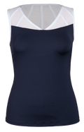 Ciara V-Neck Tank - Slate