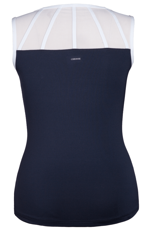 Ciara V-Neck Tank - Slate