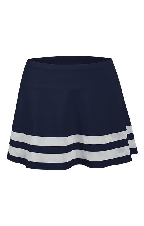 Maxine A-Line Skort - Slate - 14.5" Length