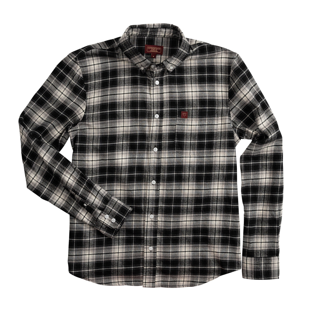 Adirondack Field Harkness Organic Flannel Shirt — lifestyle context