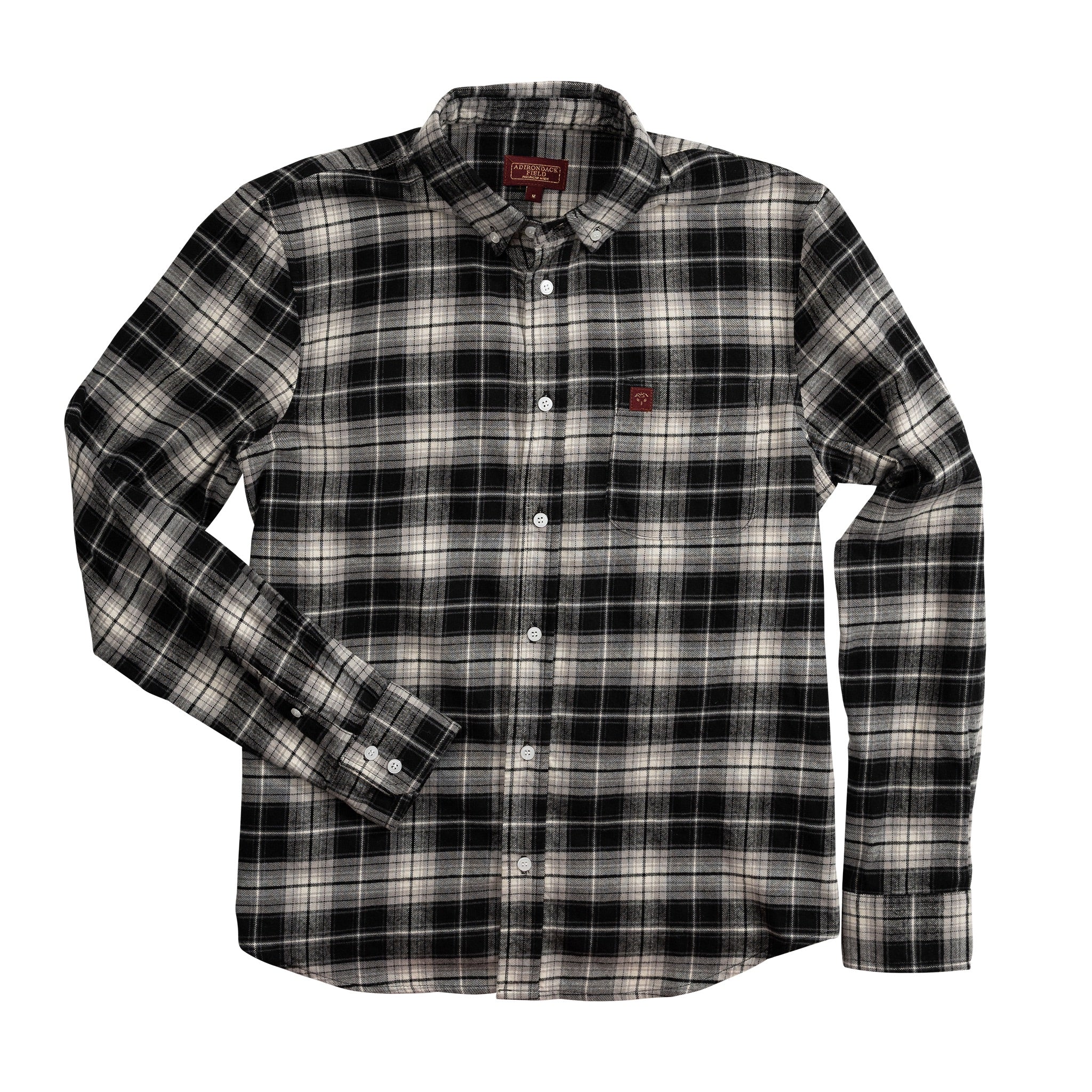Adirondack Field Harkness Organic Flannel Shirt — lifestyle context
