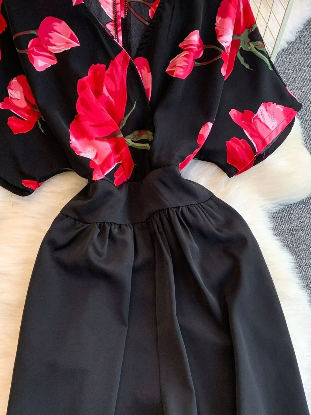 Printed Wide Leg Jumpsuit