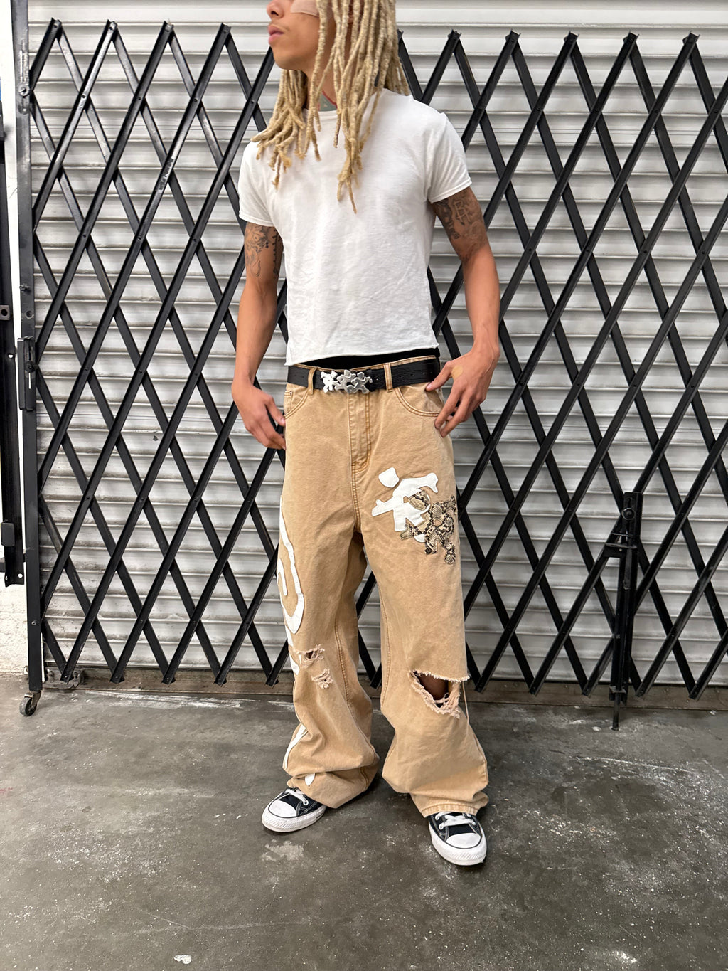 ProjectCapri Caprì Leather jeans — alternative angle