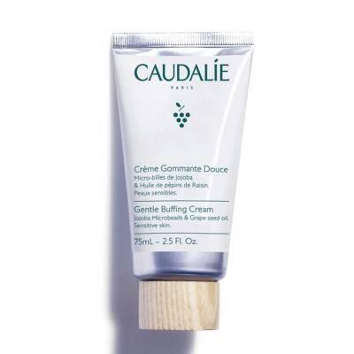 Caudalie Gentle Exfoliating Scrub: Jojoba Micro-Beads for Sensitive Skin - Natural Facial Exfoliator for Radiant Skin