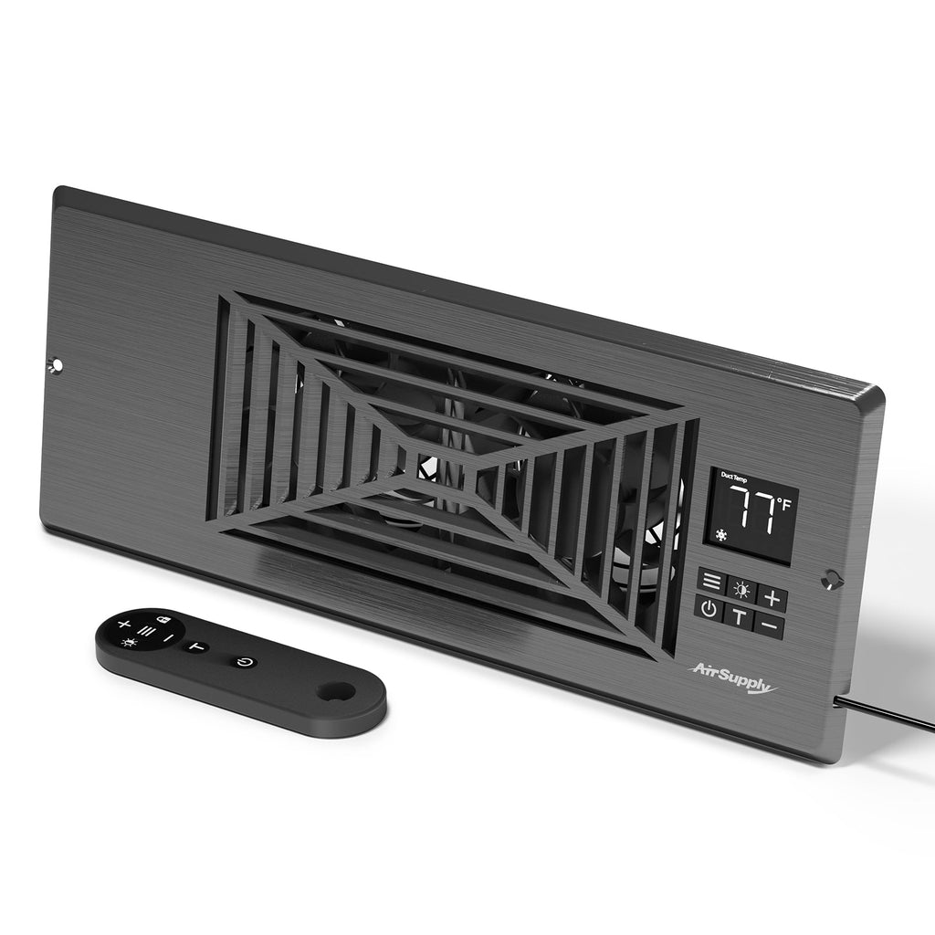 (Open Box) AirSupply BS412 Register Booster Fan – TURBRO, view 7