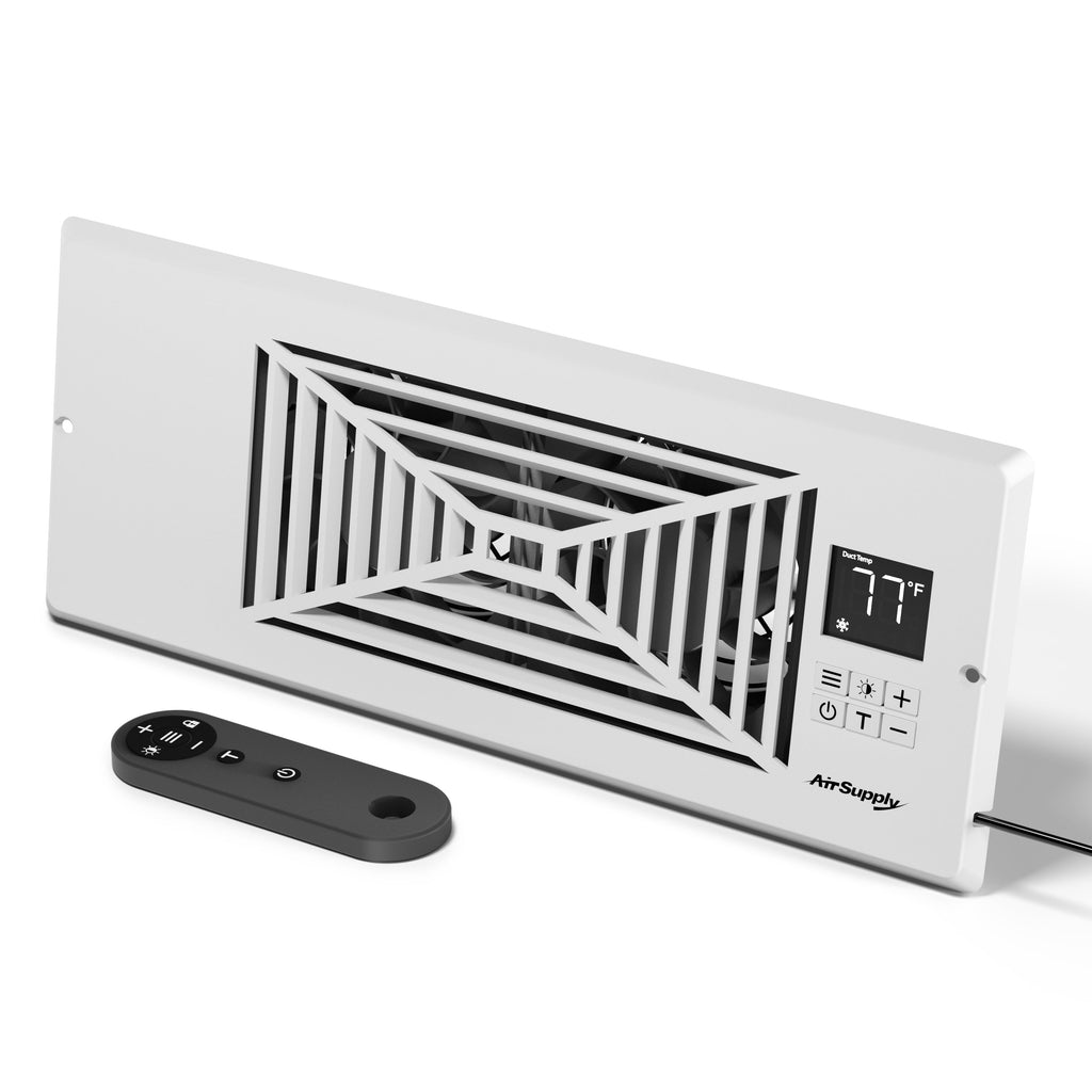 (Open Box) AirSupply BS412 Register Booster Fan – TURBRO