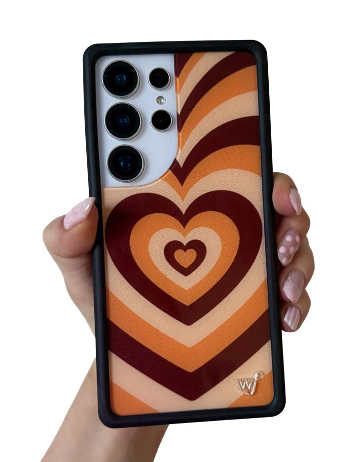Wildflower Cases Latte Love | Mocha Samsung Galaxy Case — color detail
