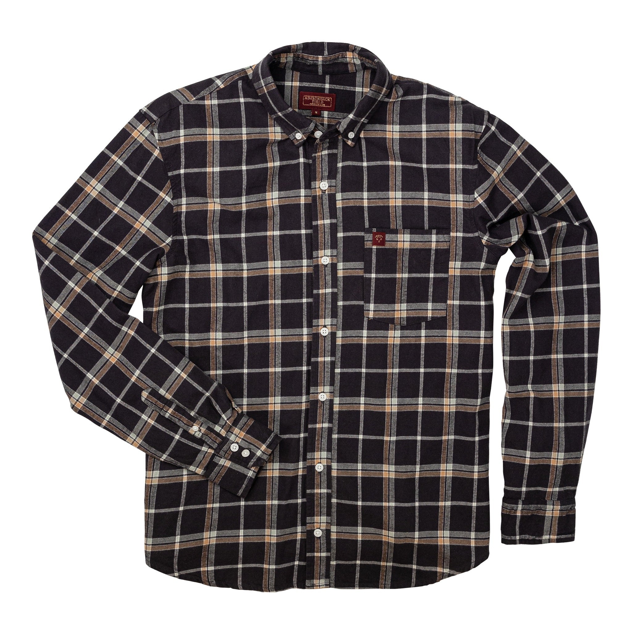 Adirondack Field Durant Flannel Shirt — lifestyle context
