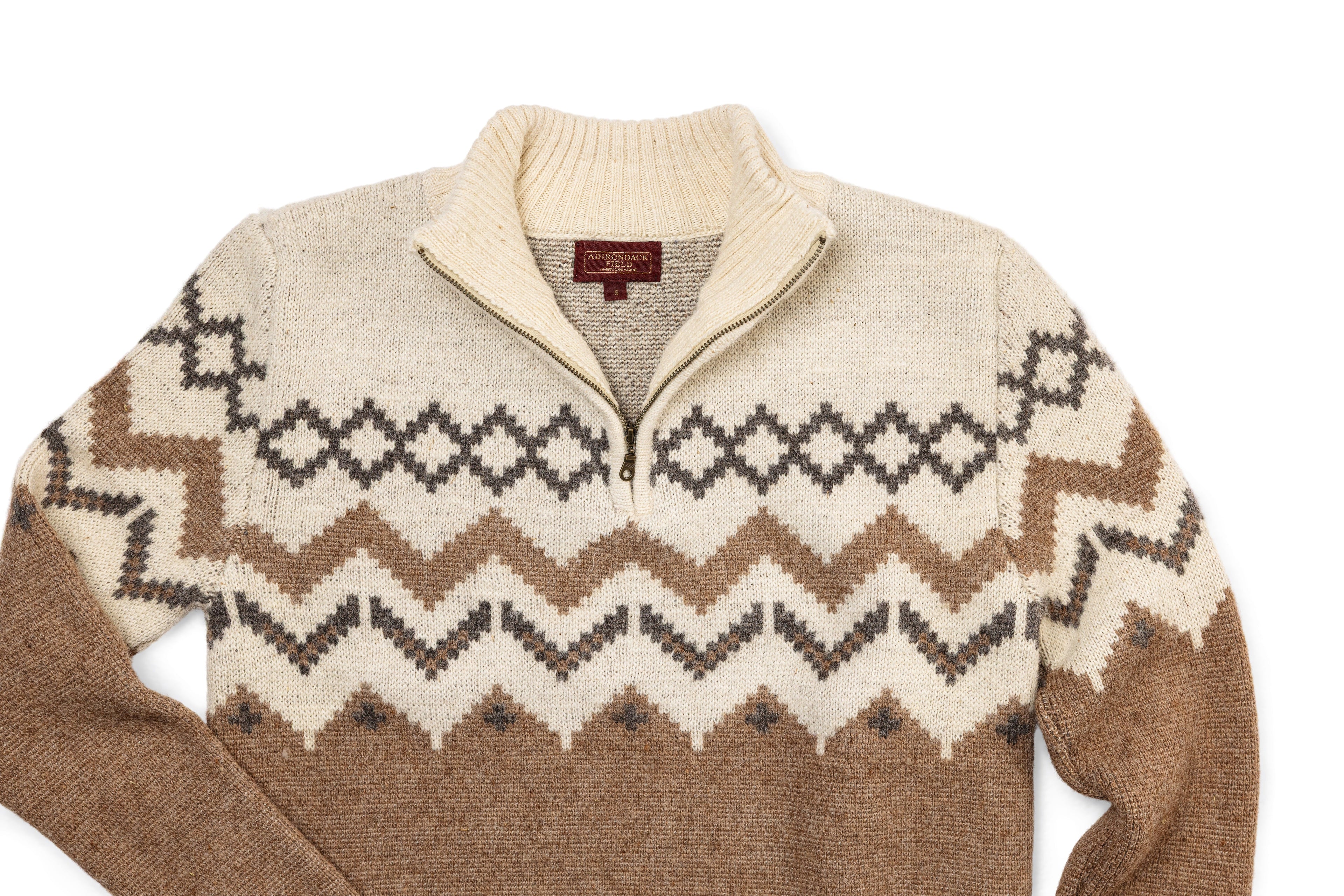 Adirondack Field Adirondack Field Skyward Alpaca/Wool Sweater (Ivory) — packaging or label