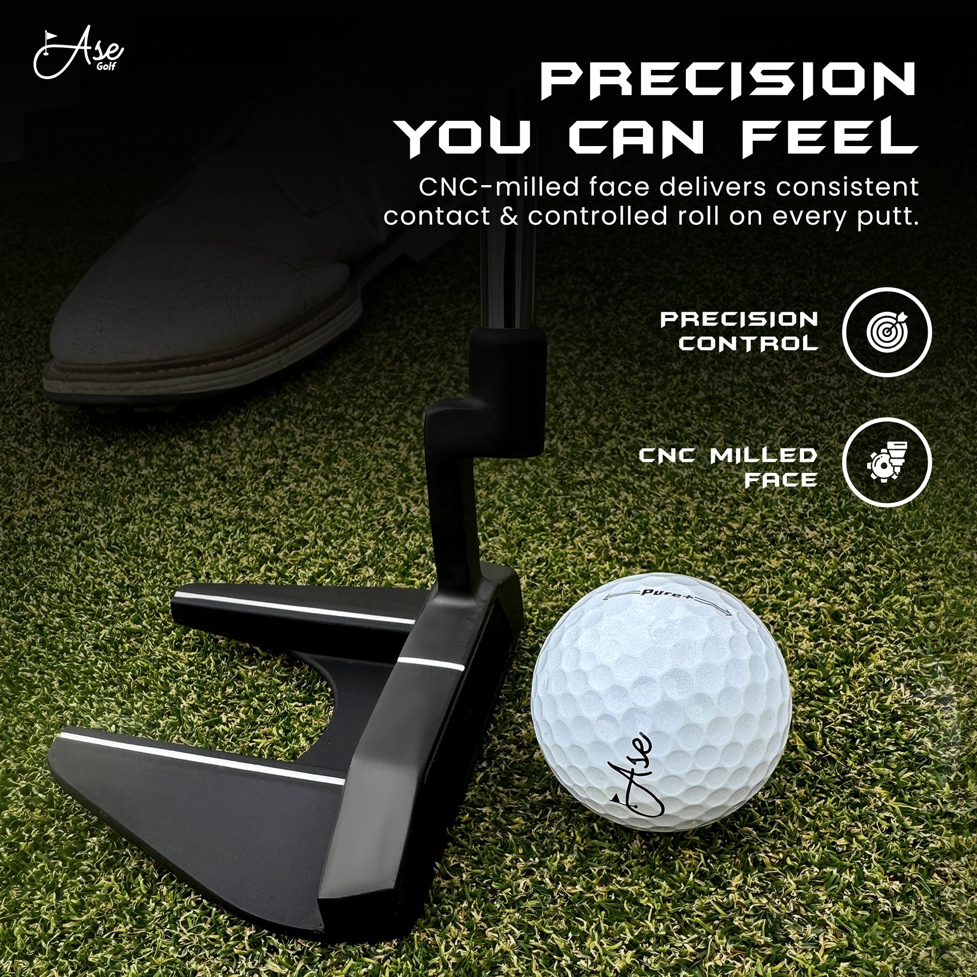 Ase Golf AG2 Mallet Putter *Backorder*, view 3