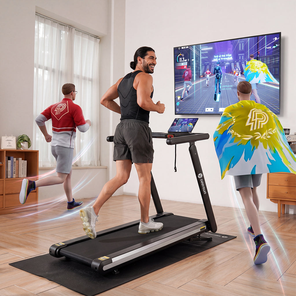 DeerRun X20 Incline Home Treadmill with 15% Auto Incline & Full Running Deck | 400 lbs, 11.3 mph – DeerRun®, view 15