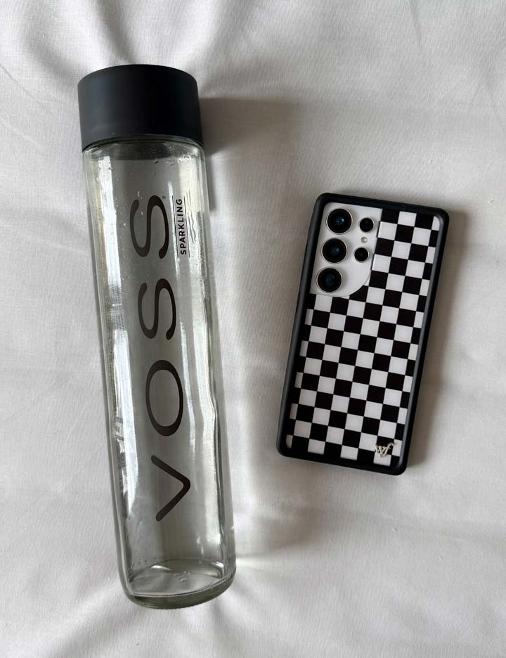 Wildflower Cases Checkers | Black Samsung Galaxy Case — packaging