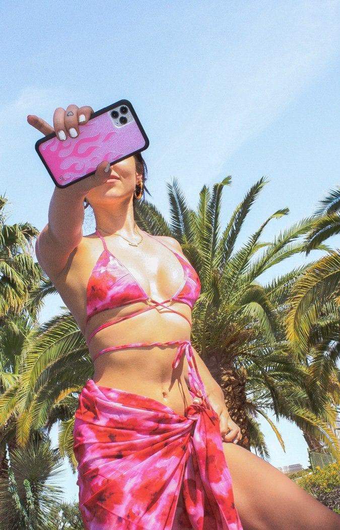 Flames | Pink iPhone Case