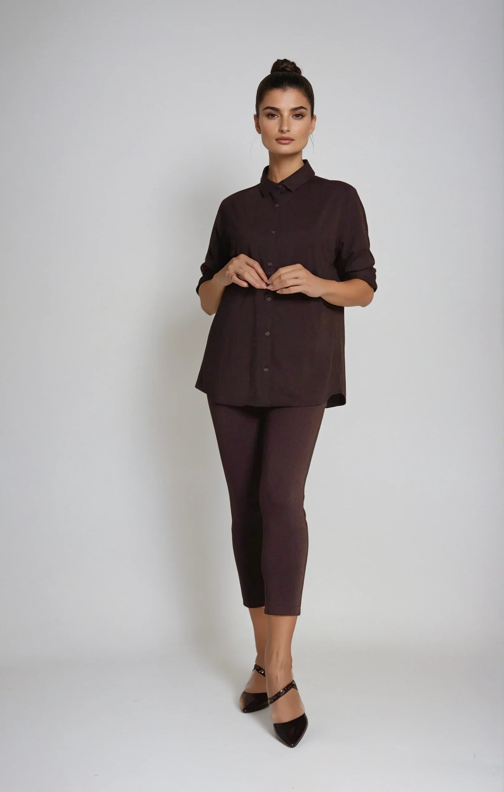 Buki Buki Cinqo Single Shot Shirt - Black — lifestyle context