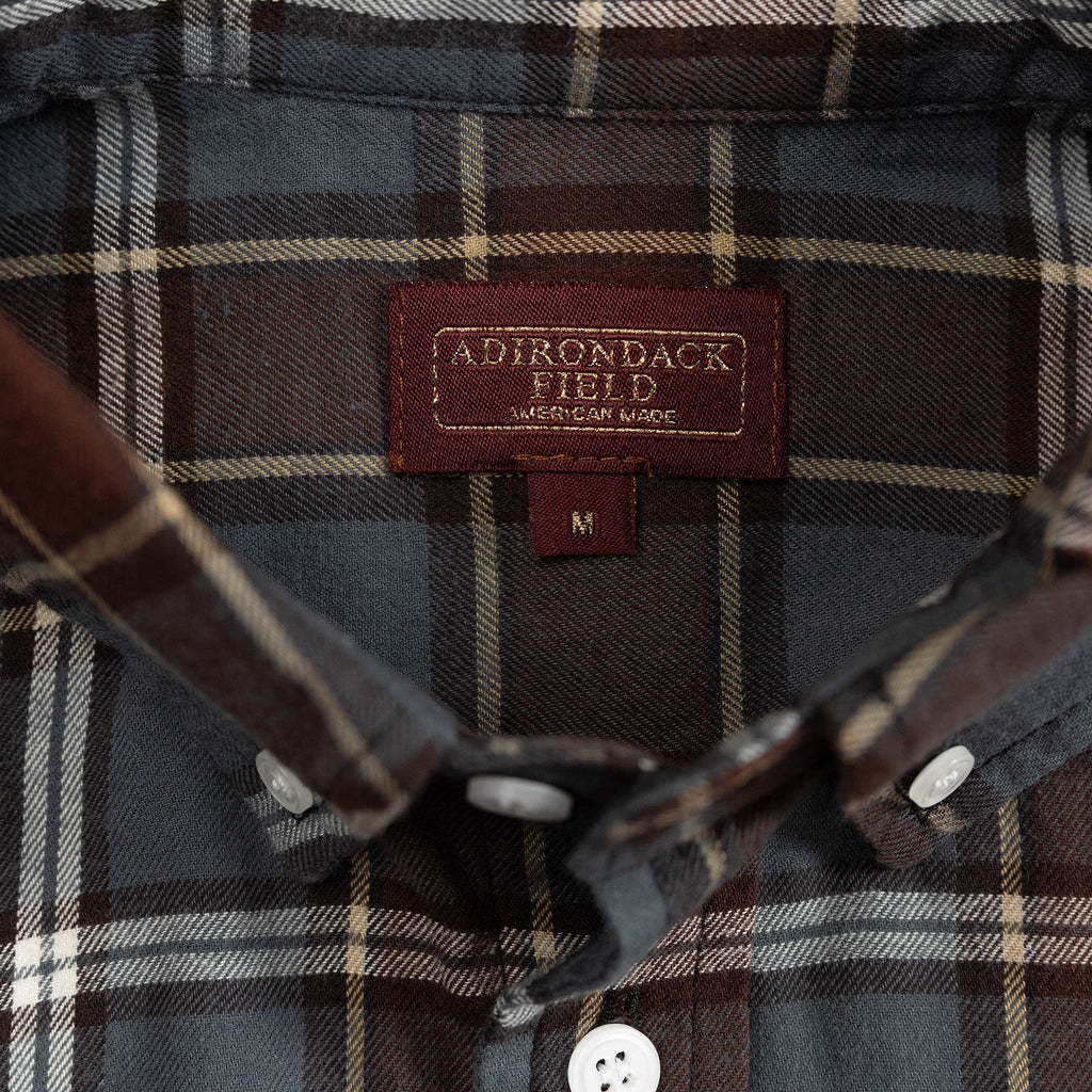Adirondack Field Adirondack Field Fulton Flannel Shirt — branding close-up